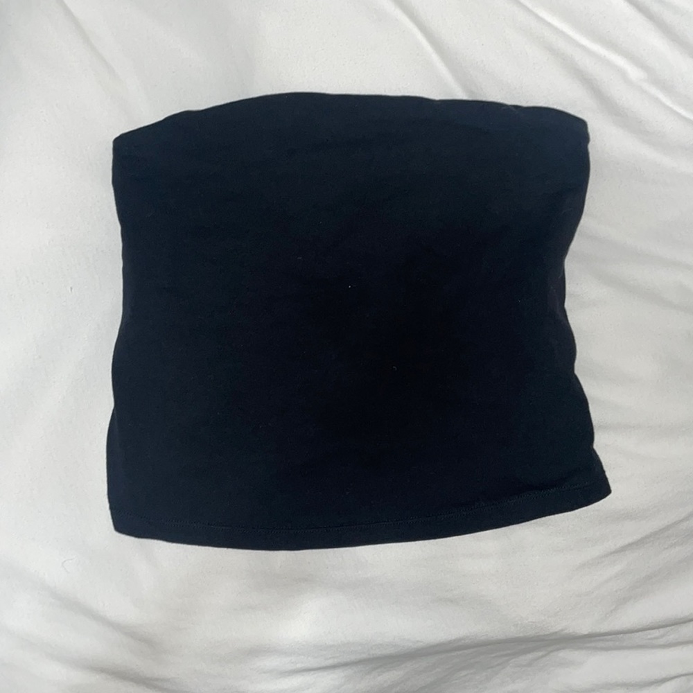 Free People Black Tube Top, size sm
